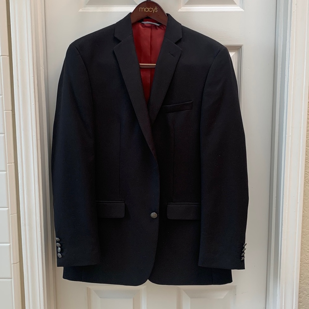 Alfani Slim Fit Men’s Black Suit Jacket (40R)